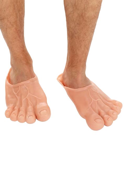 fake feet shoes costume|Barefoot Funny Feet Slippers .